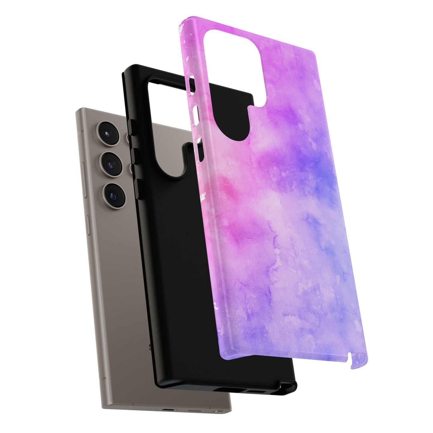 Purple & Blue Watercolour Phone Case
