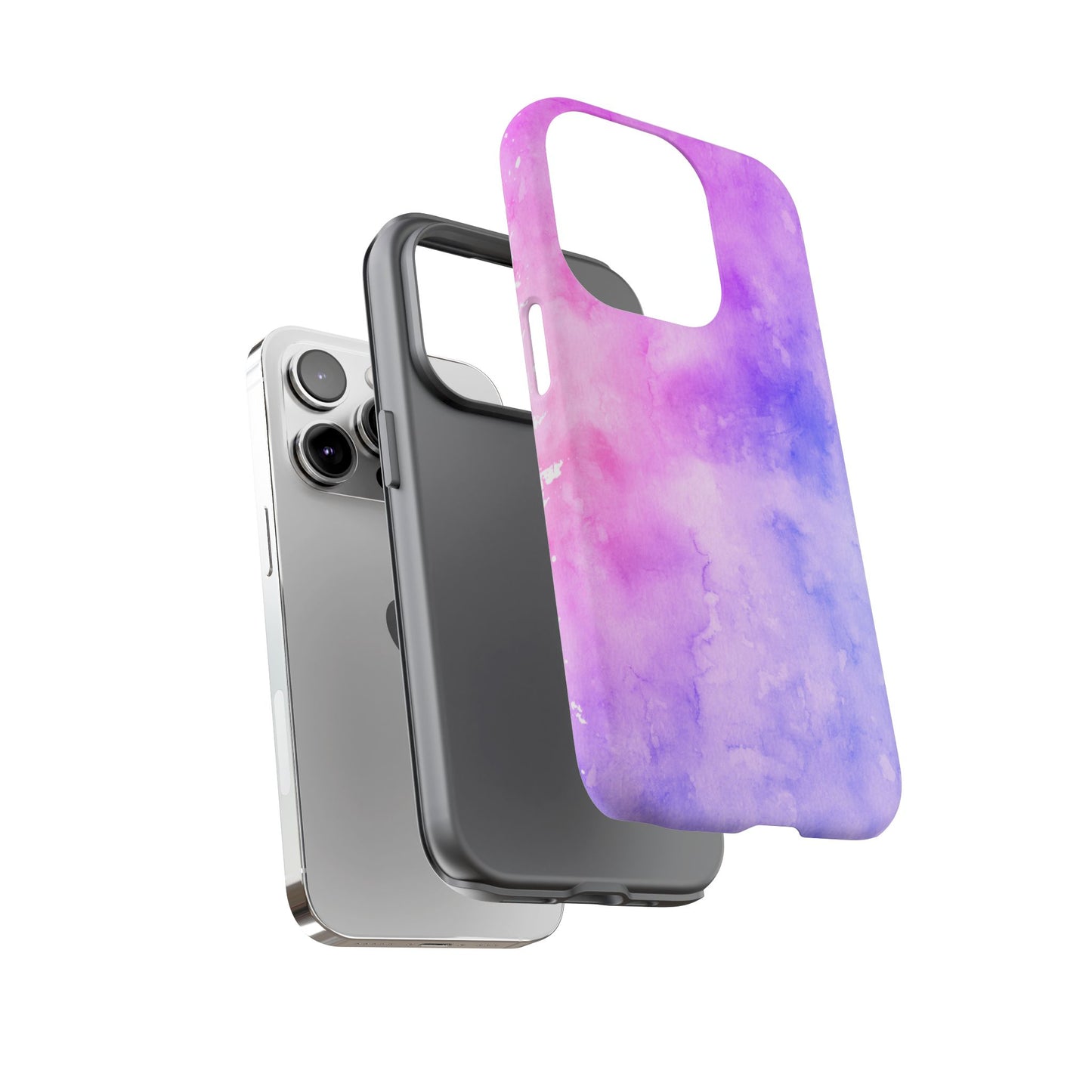 Purple & Blue Watercolour Phone Case