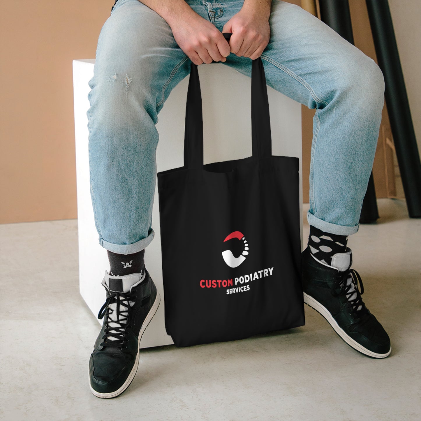 Custom Podiatry Services Branded Cotton Tote Bag