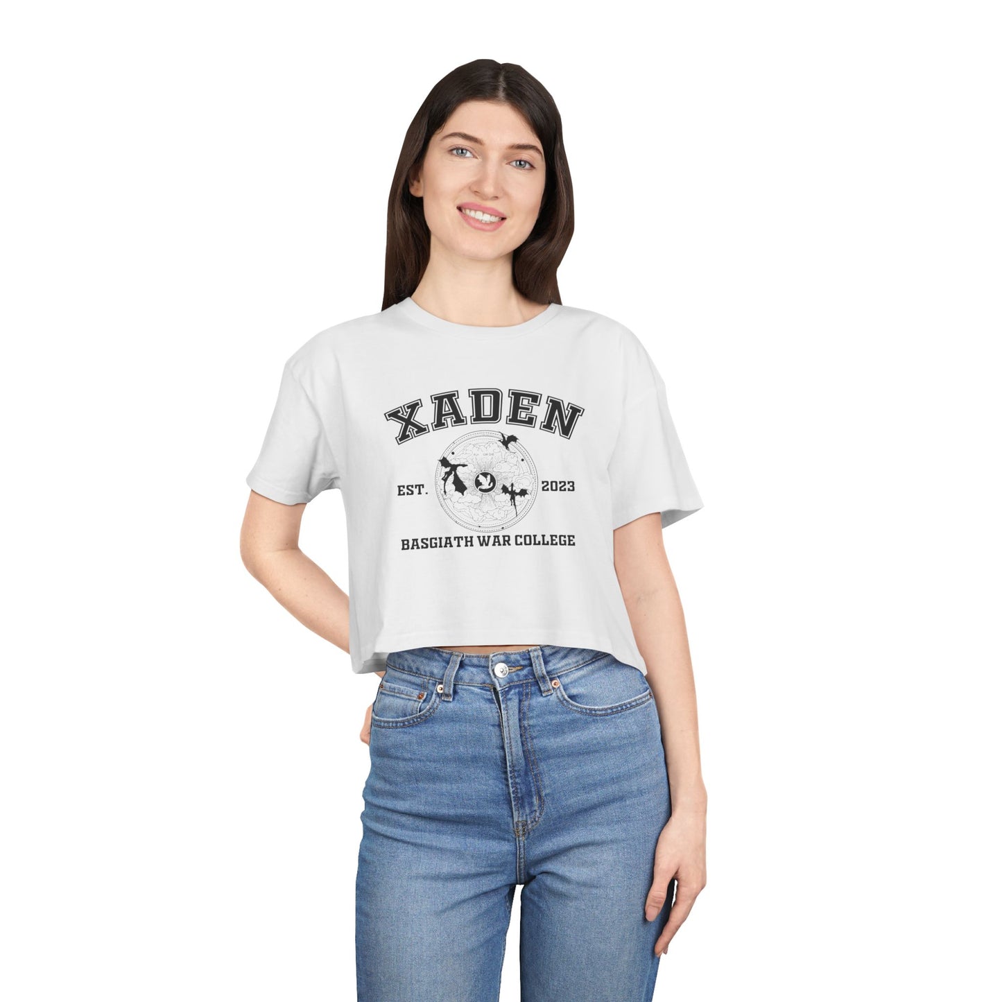 XADEN Women's Crop Tee