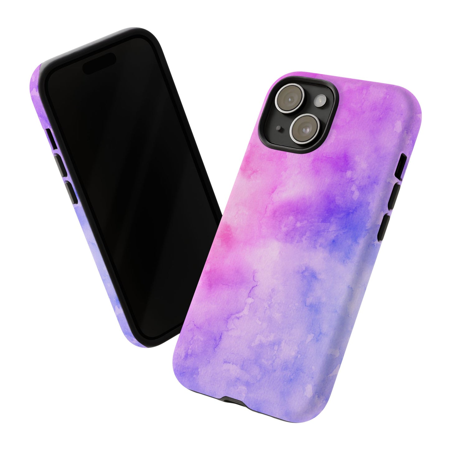 Purple & Blue Watercolour Phone Case