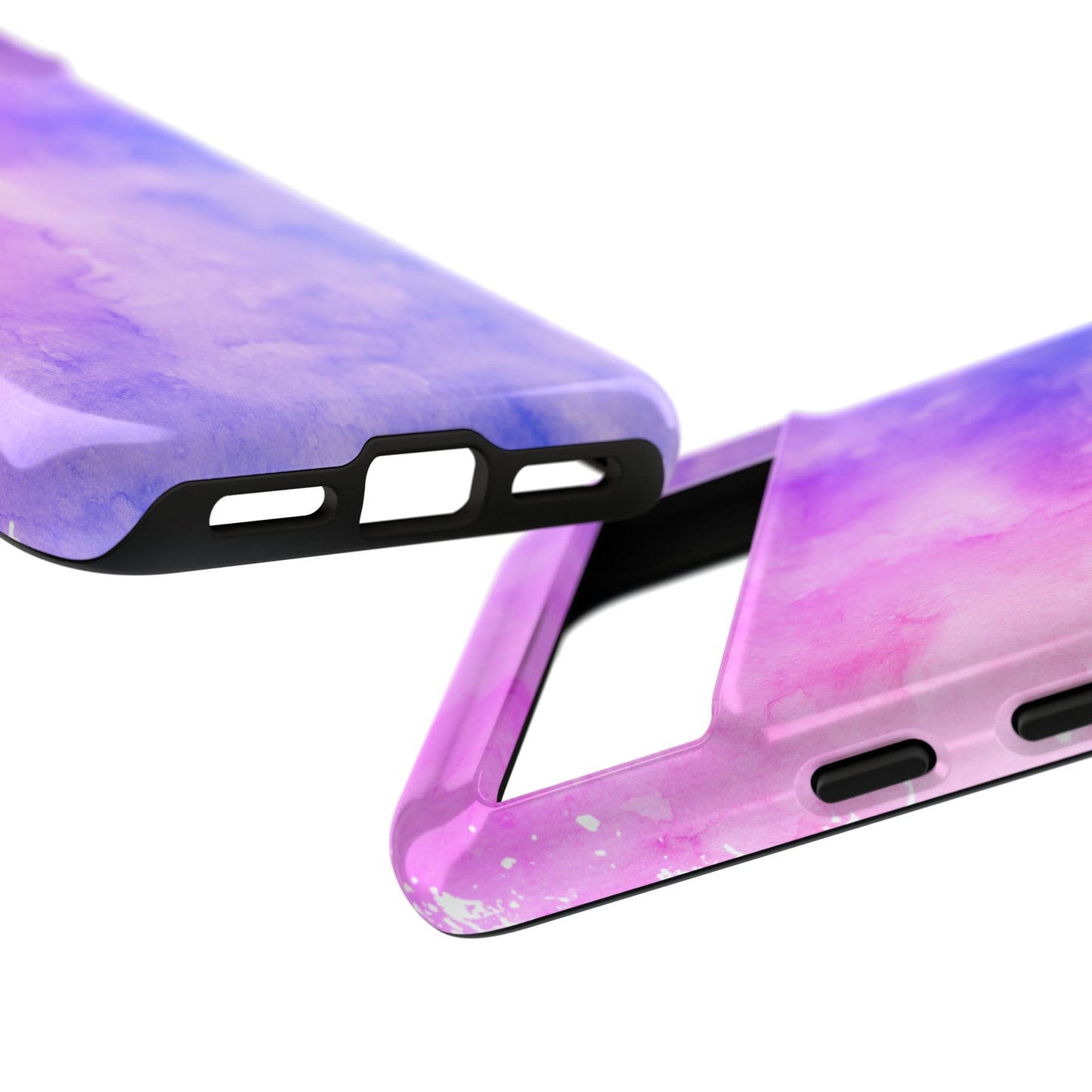 Purple & Blue Watercolour Phone Case