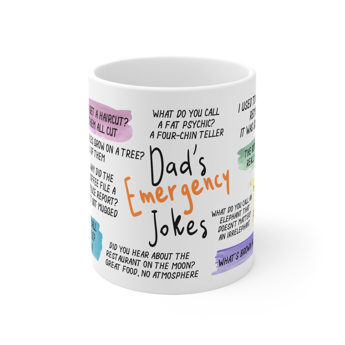 Dad Emergency Jokes Coffee Cup