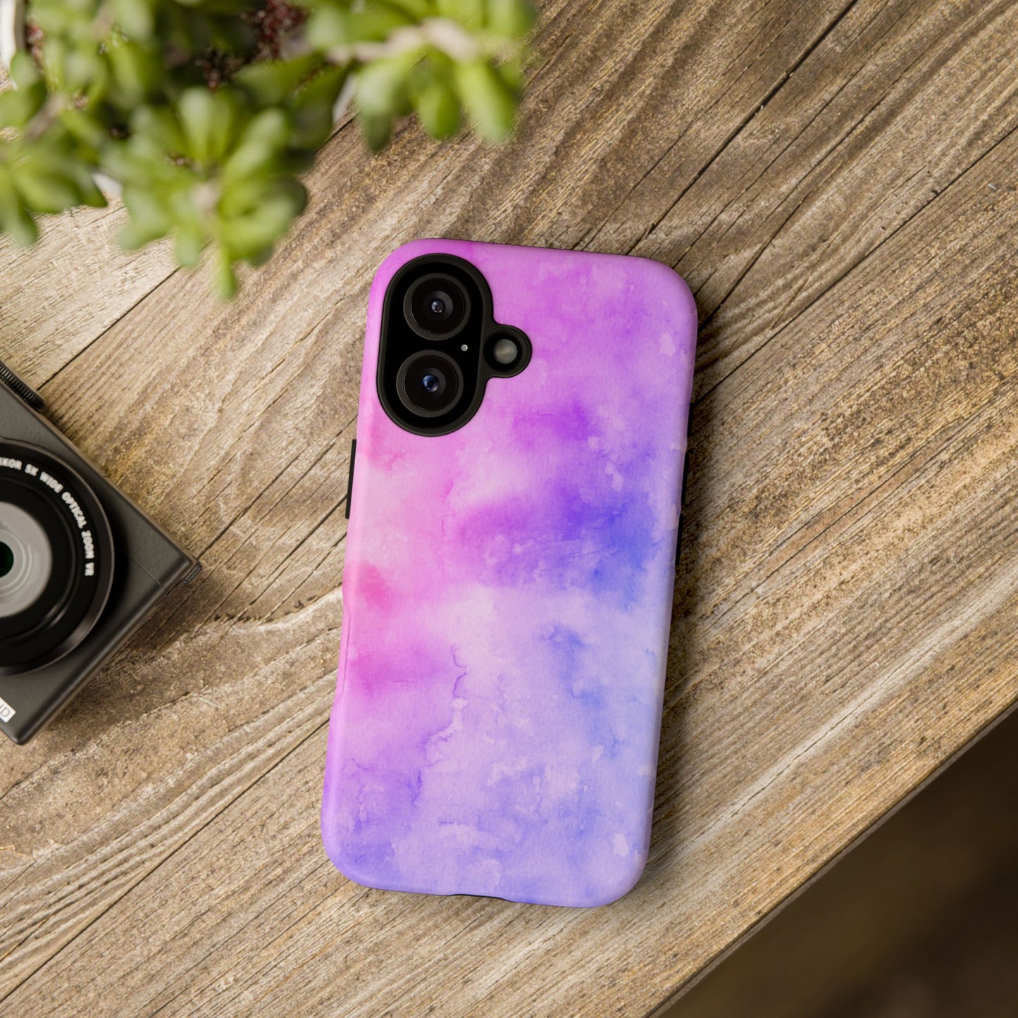 Purple & Blue Watercolour Phone Case