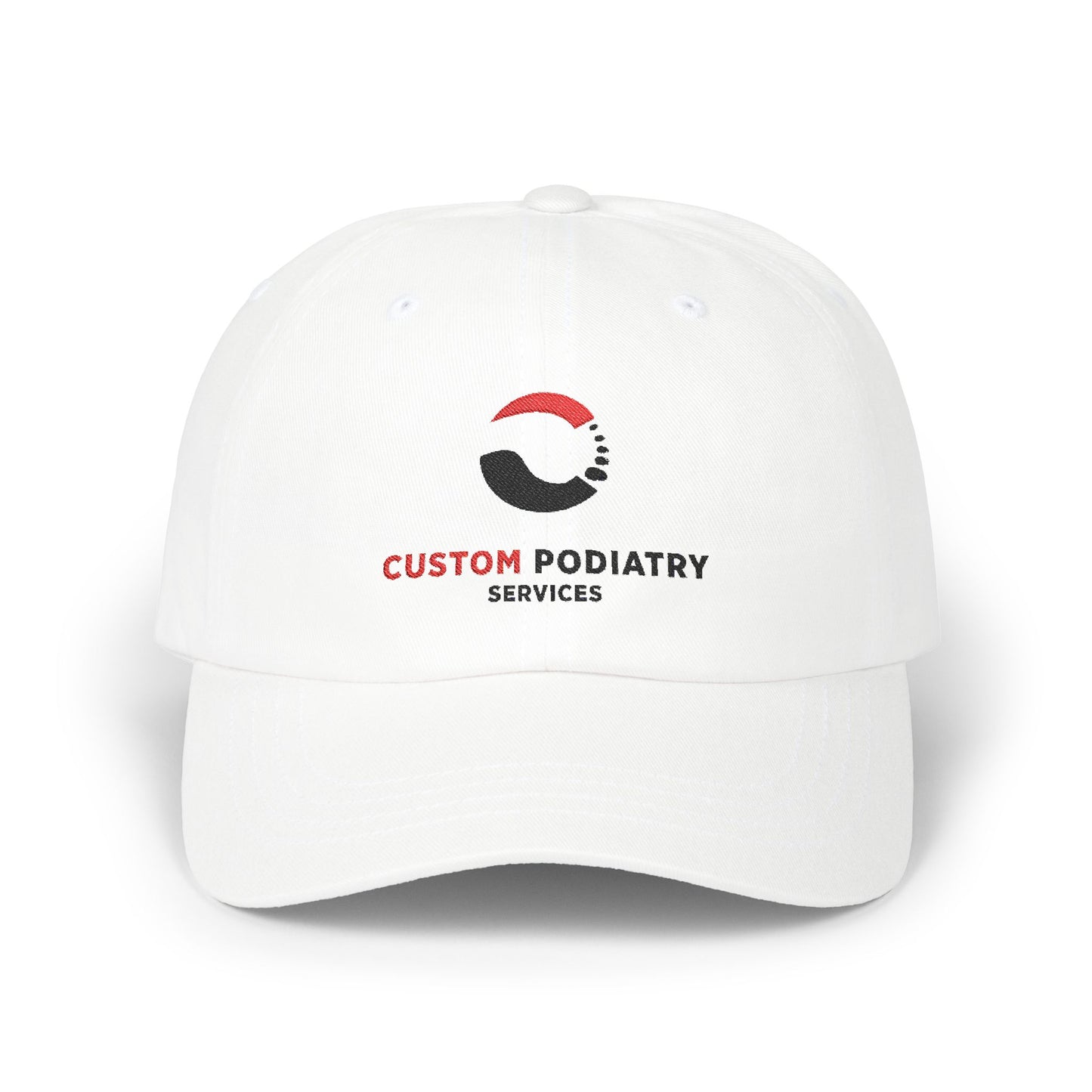 Custom Podiatry Services Branded Cap