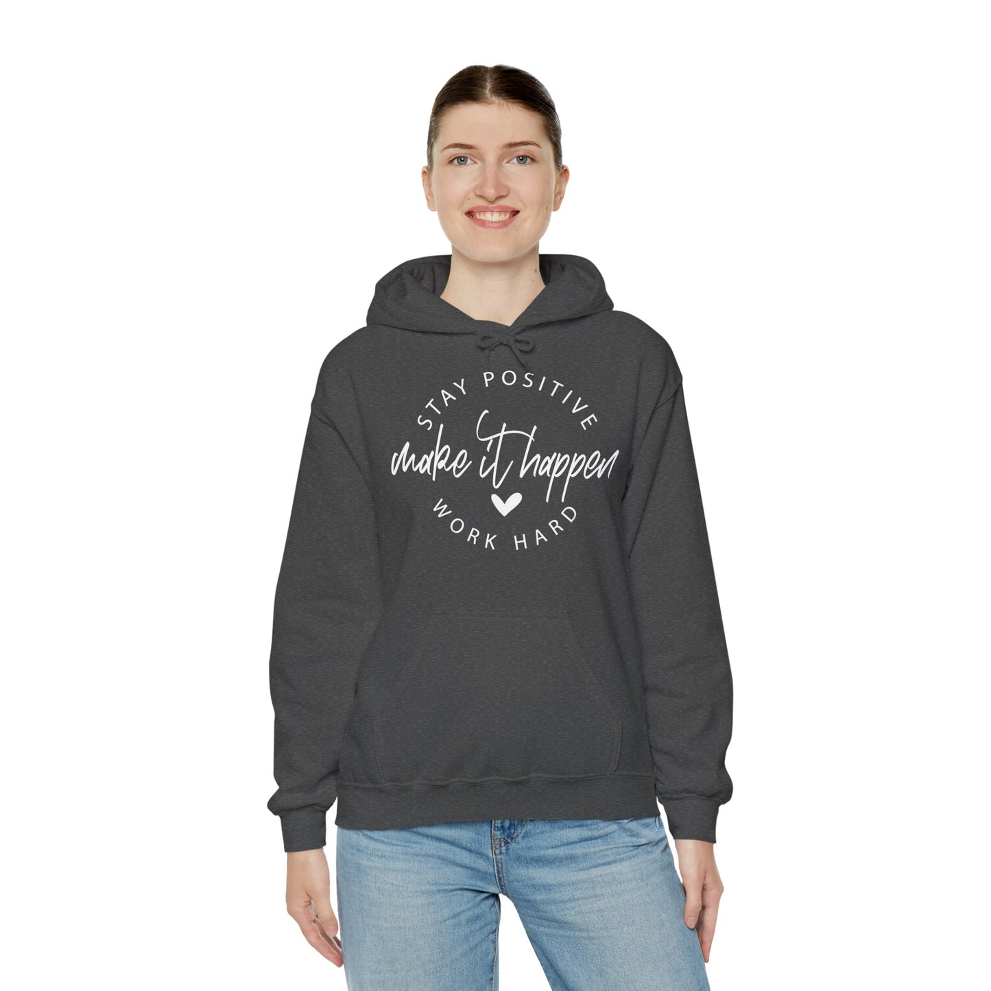 Stay Positive Motivational Hoodie