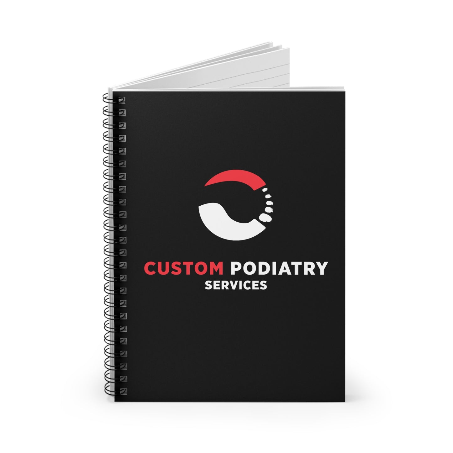 Custom Podiatry Services Branded Spiral Notebook