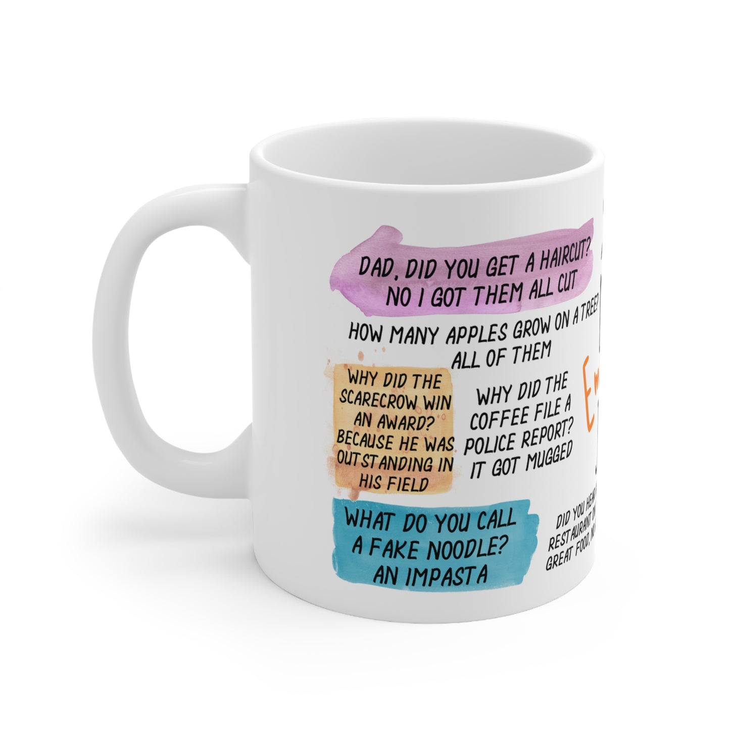 Dad Emergency Jokes Coffee Cup
