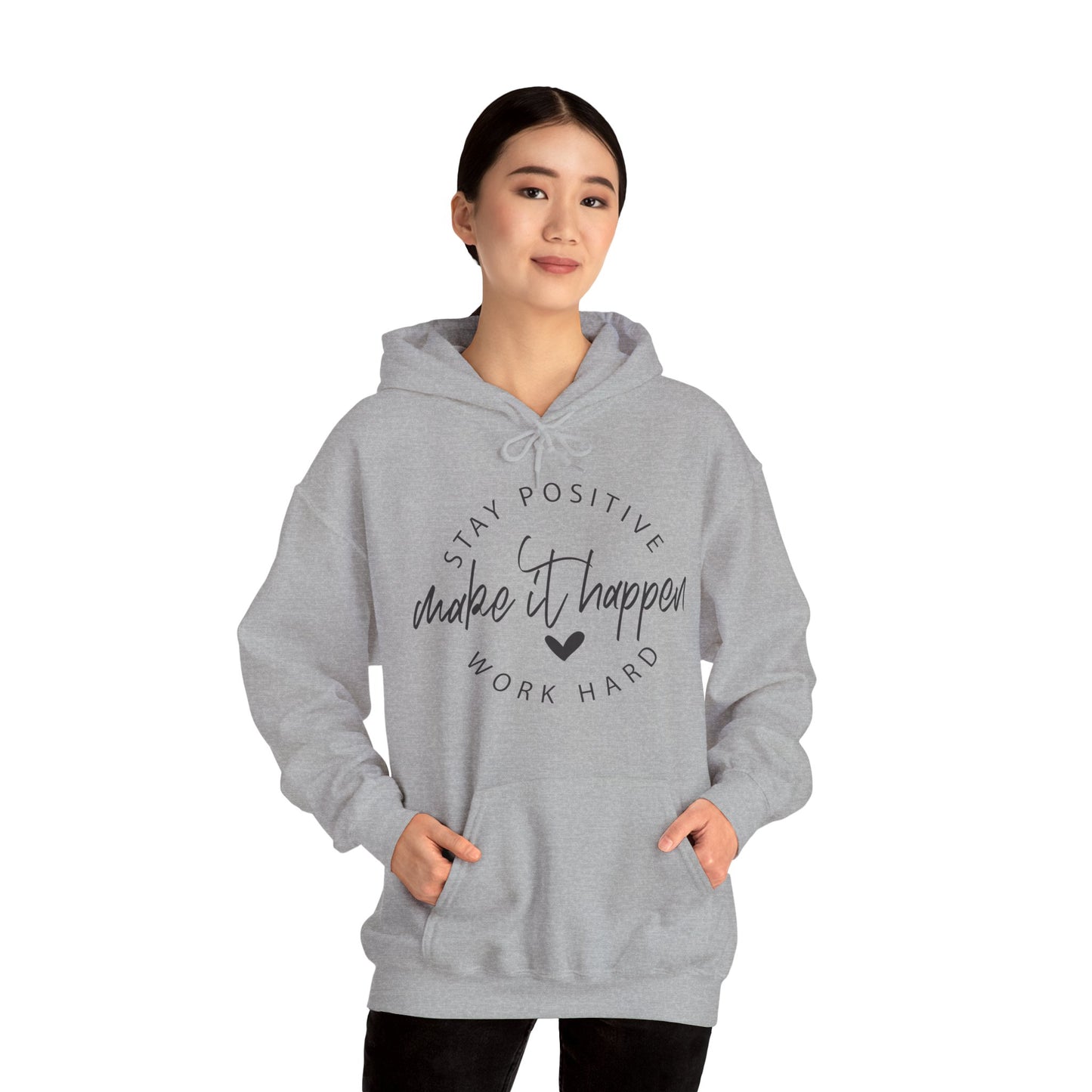 Stay Positive Motivational Hoodie