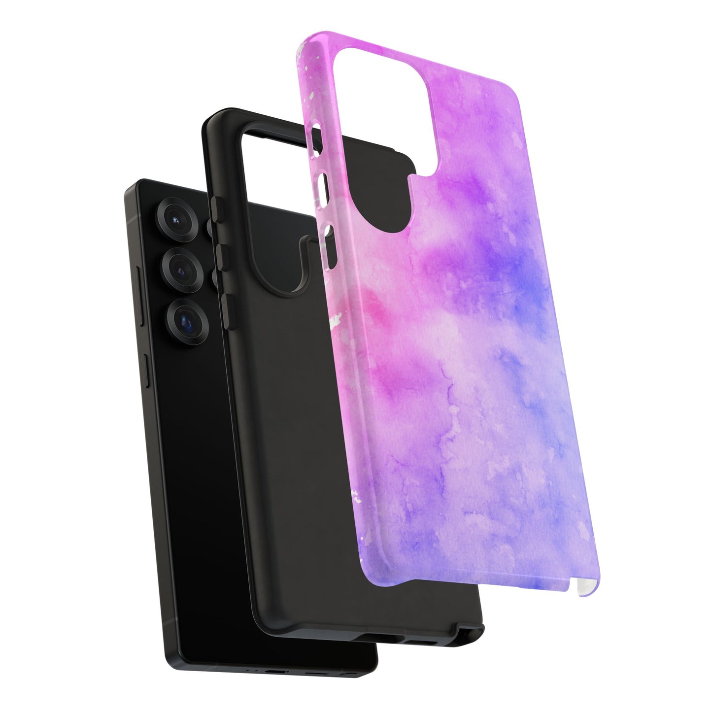 Purple & Blue Watercolour Phone Case