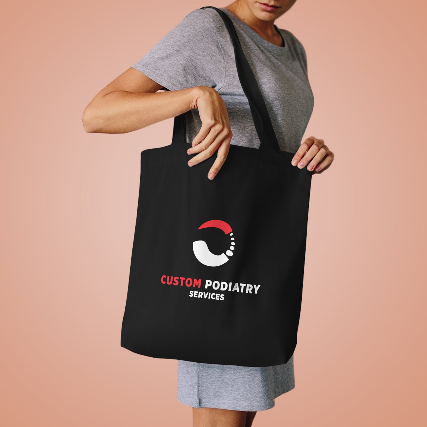 Custom Podiatry Services Branded Cotton Tote Bag