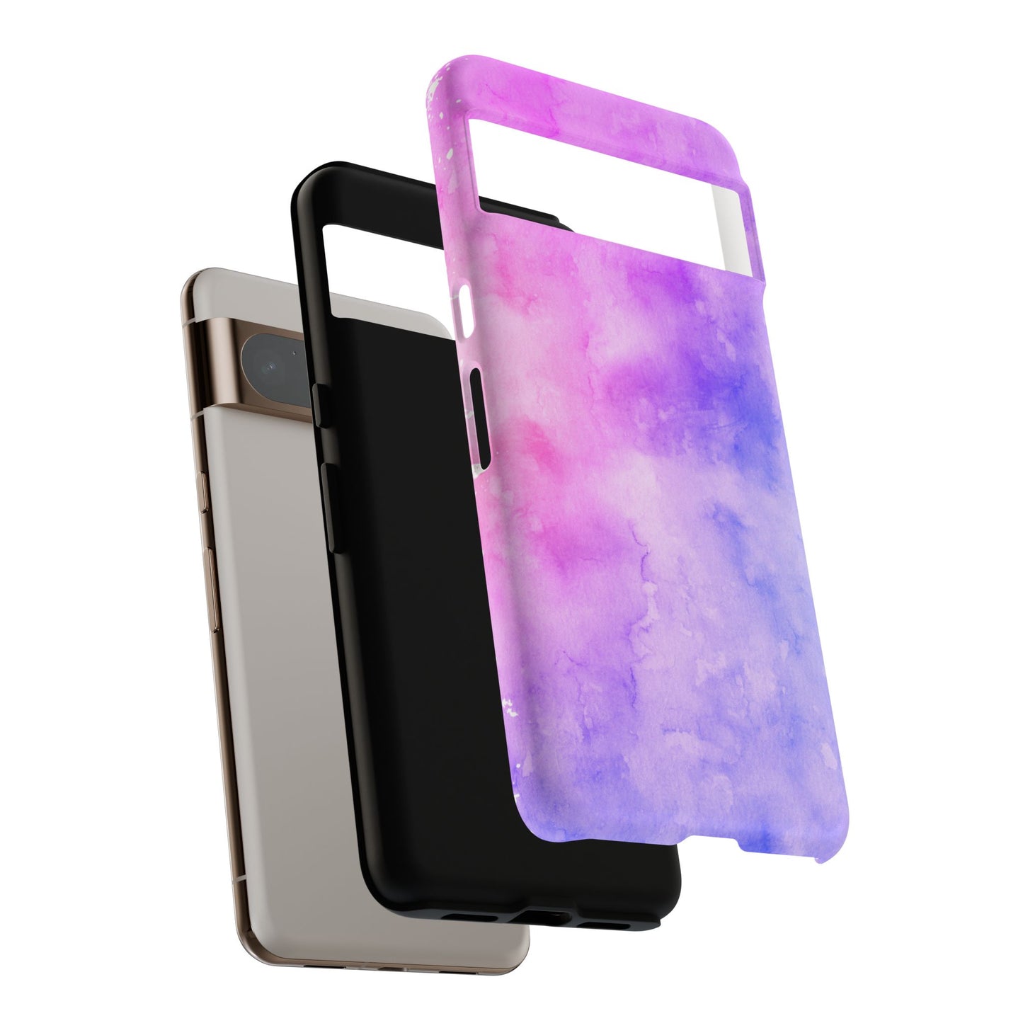 Purple & Blue Watercolour Phone Case