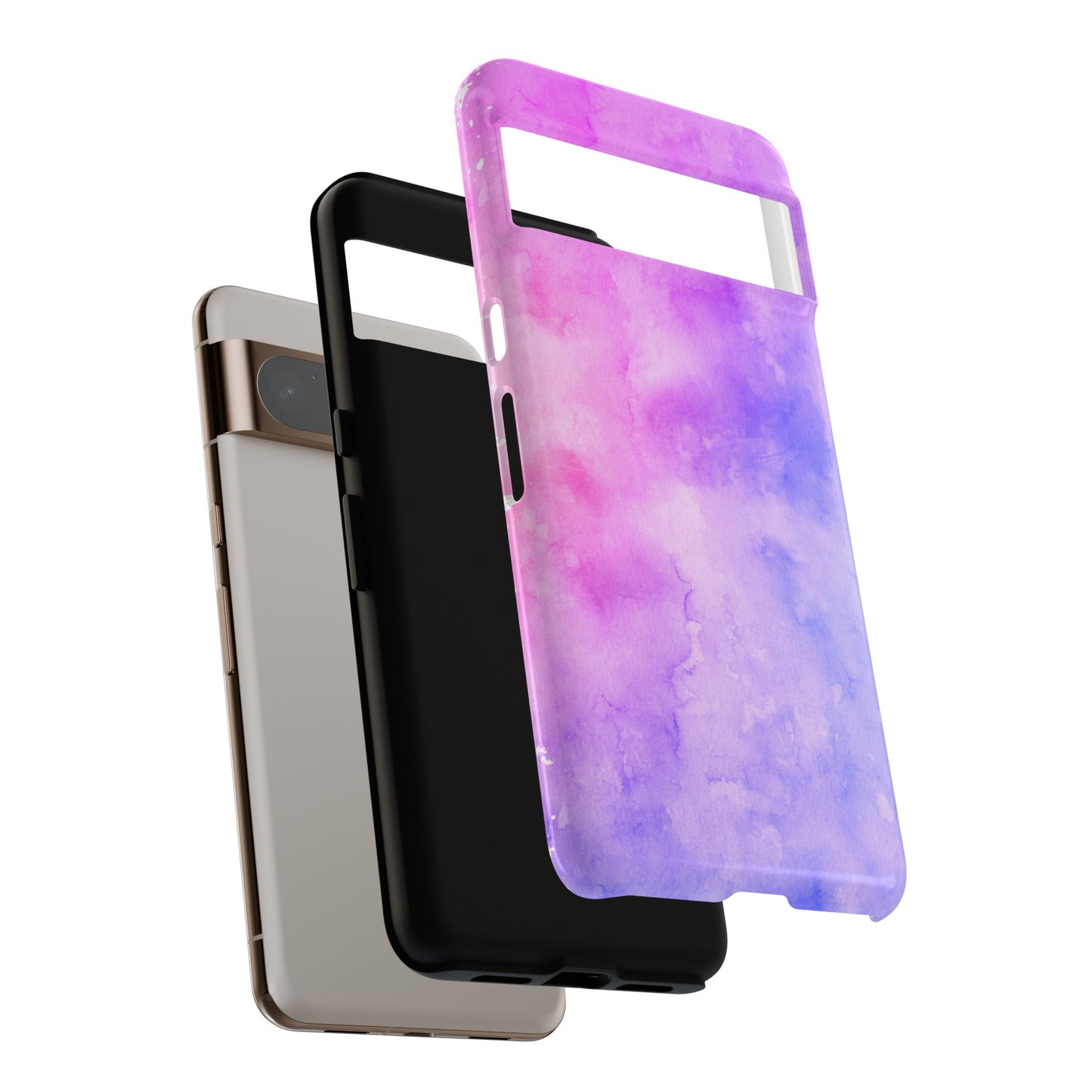 Purple & Blue Watercolour Phone Case