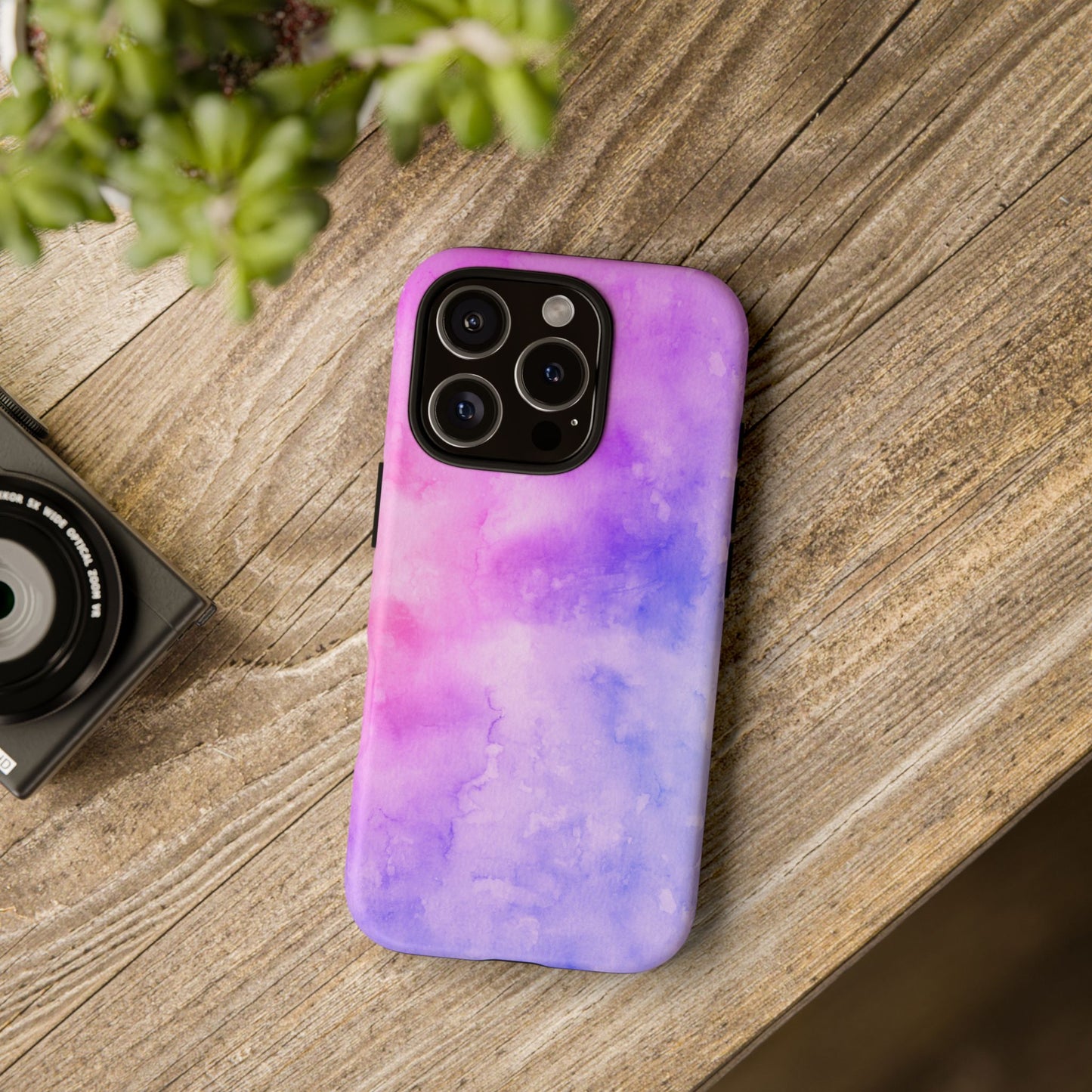 Purple & Blue Watercolour Phone Case