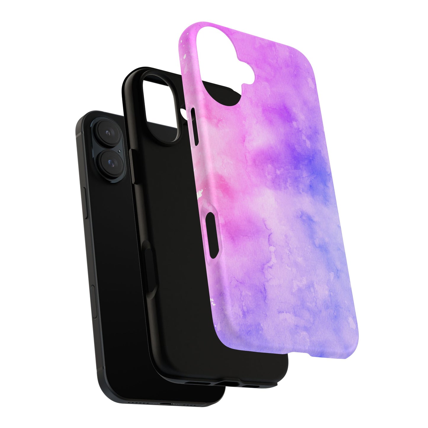 Purple & Blue Watercolour Phone Case