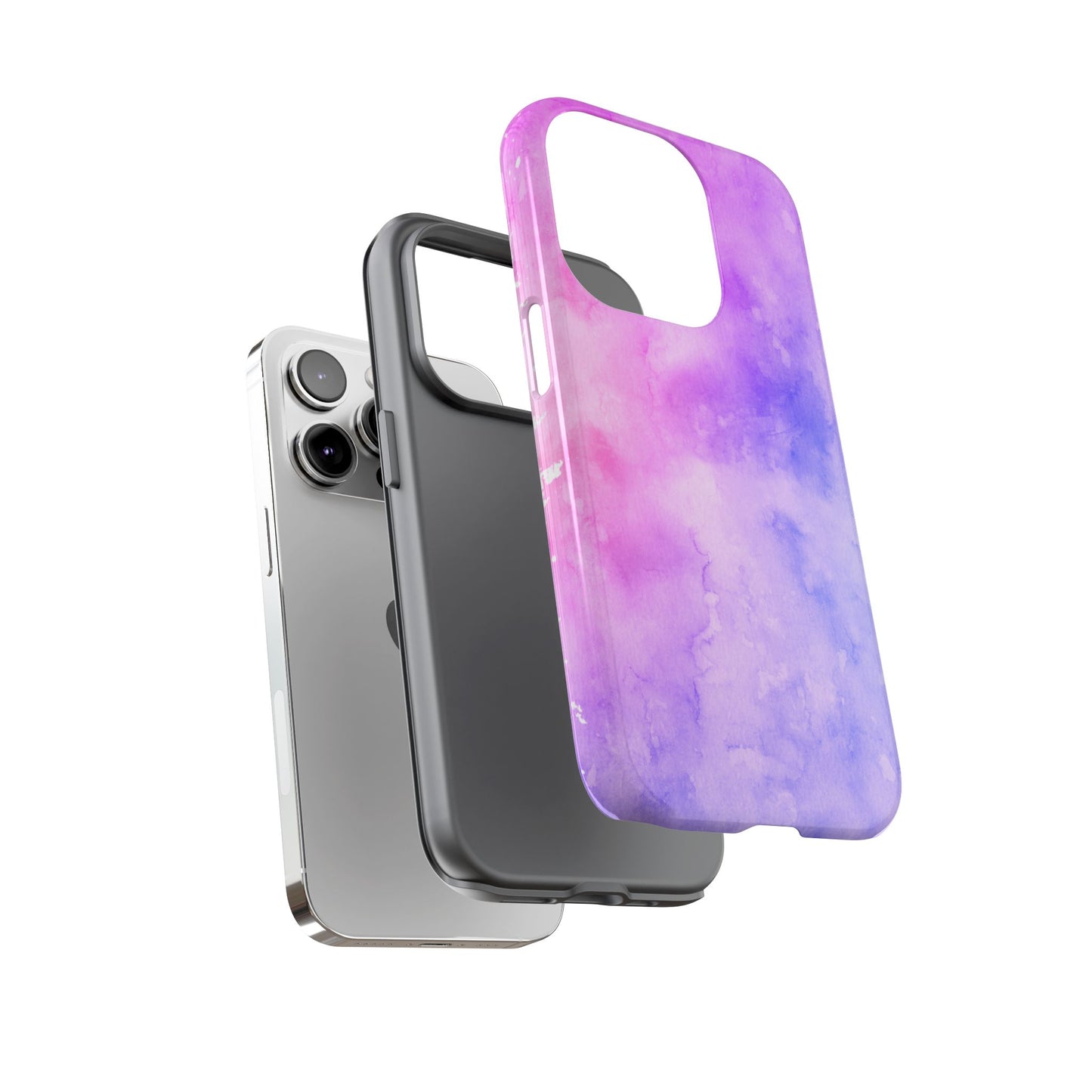 Purple & Blue Watercolour Phone Case