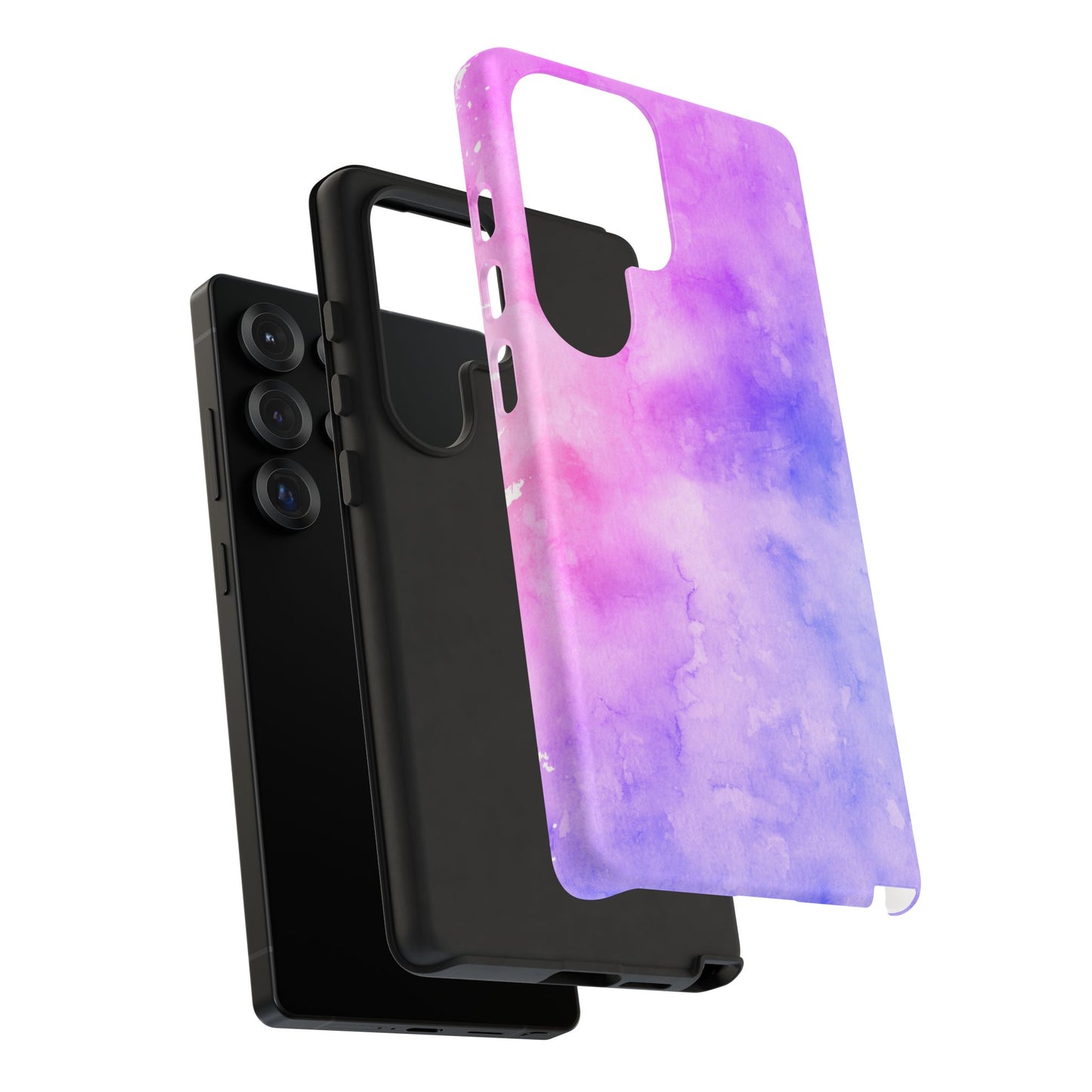 Purple & Blue Watercolour Phone Case