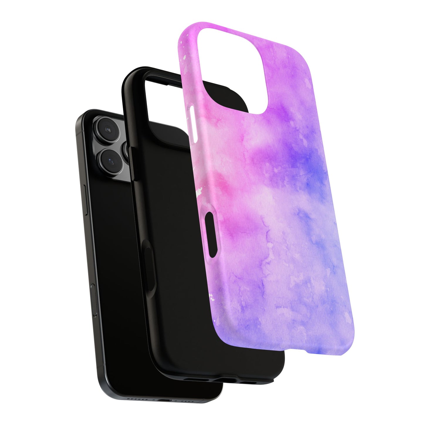 Purple & Blue Watercolour Phone Case