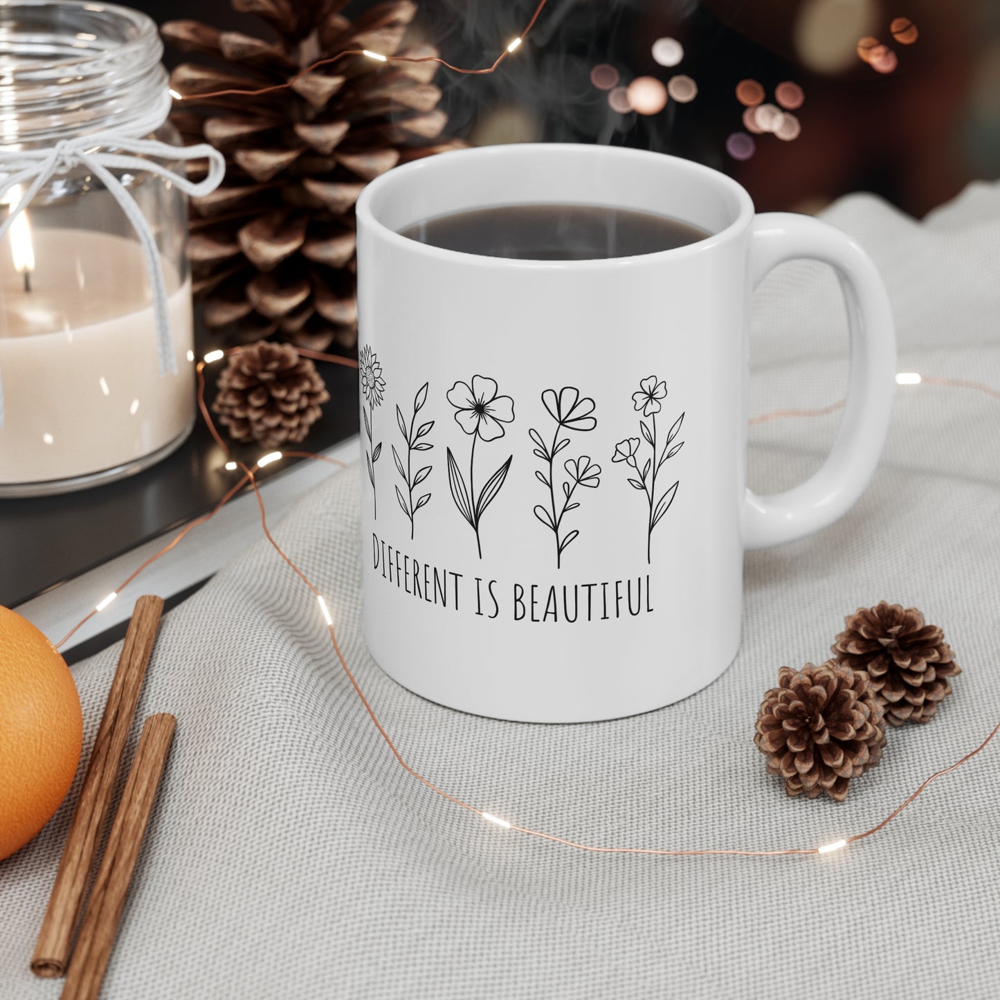 Different is Beautiful Coffee Cup