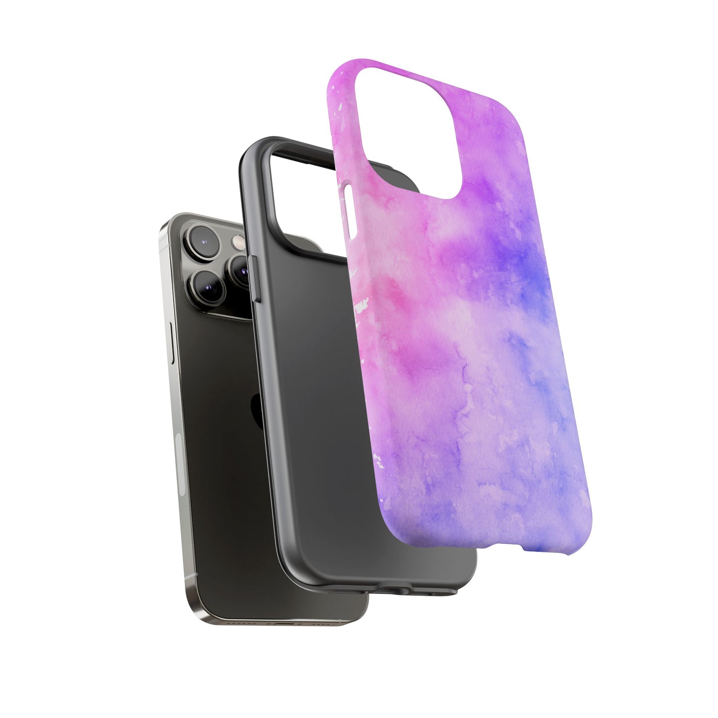 Purple & Blue Watercolour Phone Case