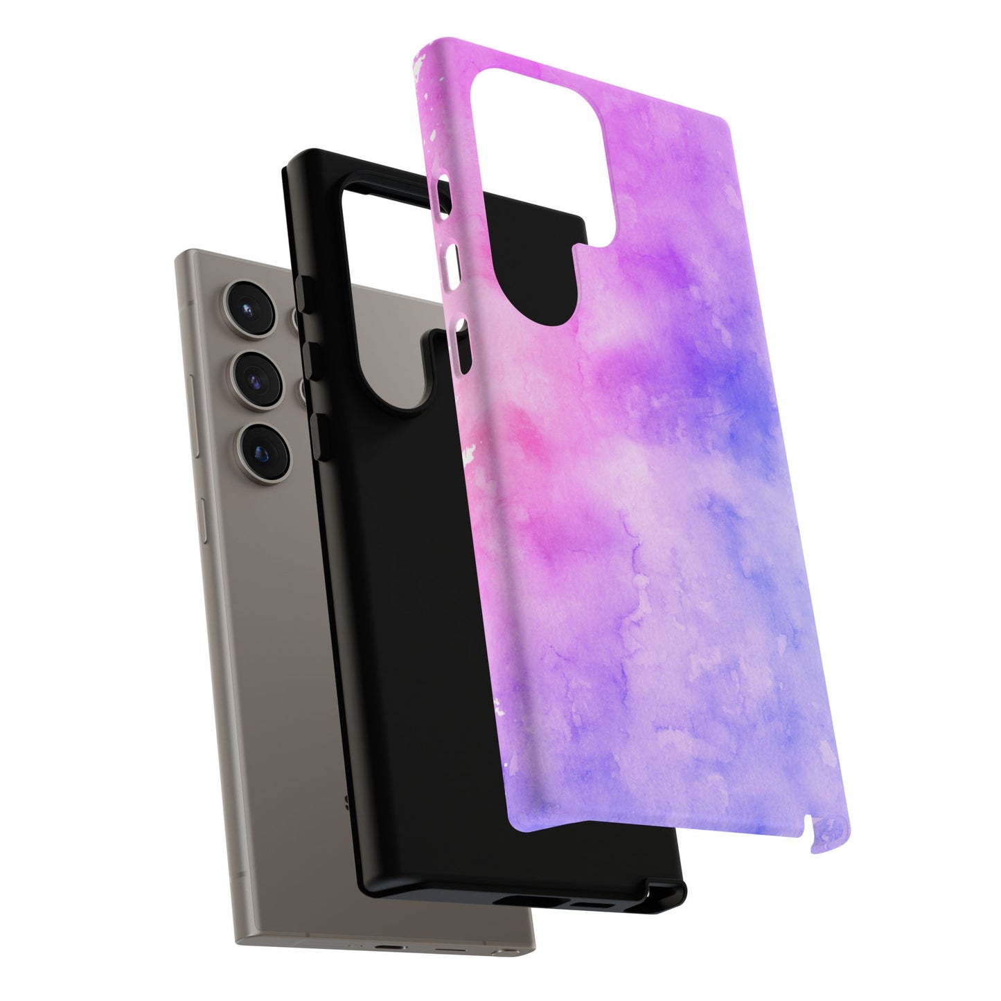 Purple & Blue Watercolour Phone Case
