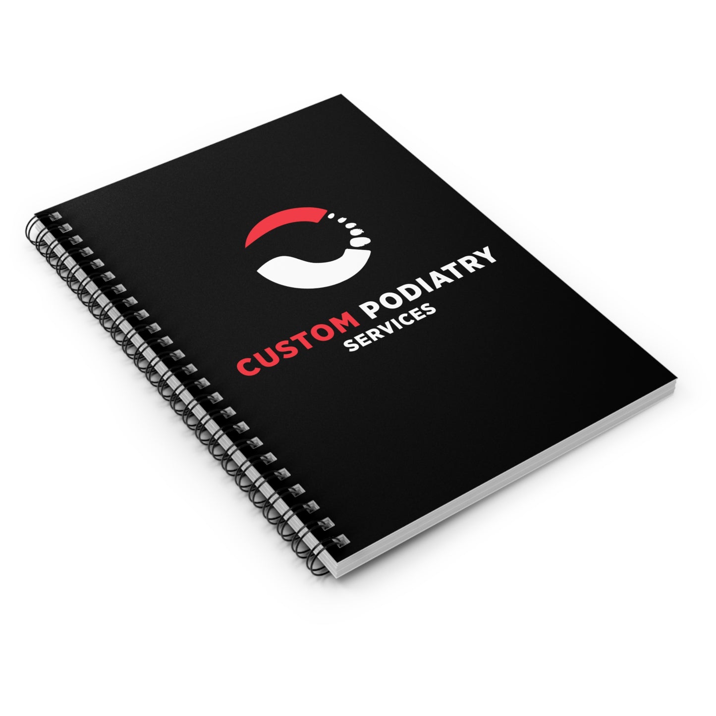 Custom Podiatry Services Branded Spiral Notebook