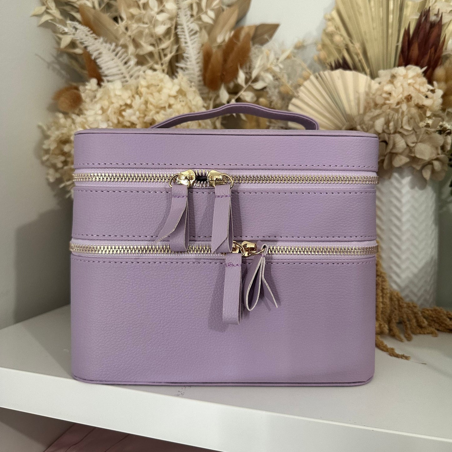 Personalised Double Tier Beauty Case