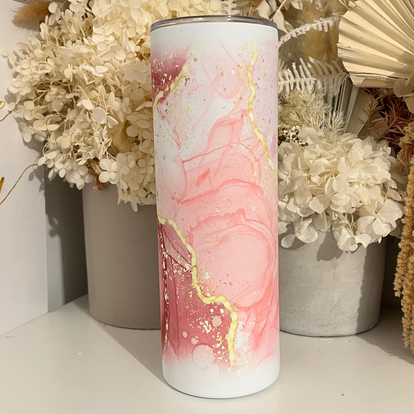 Pinks Marble Stainless Steel Tumbler
