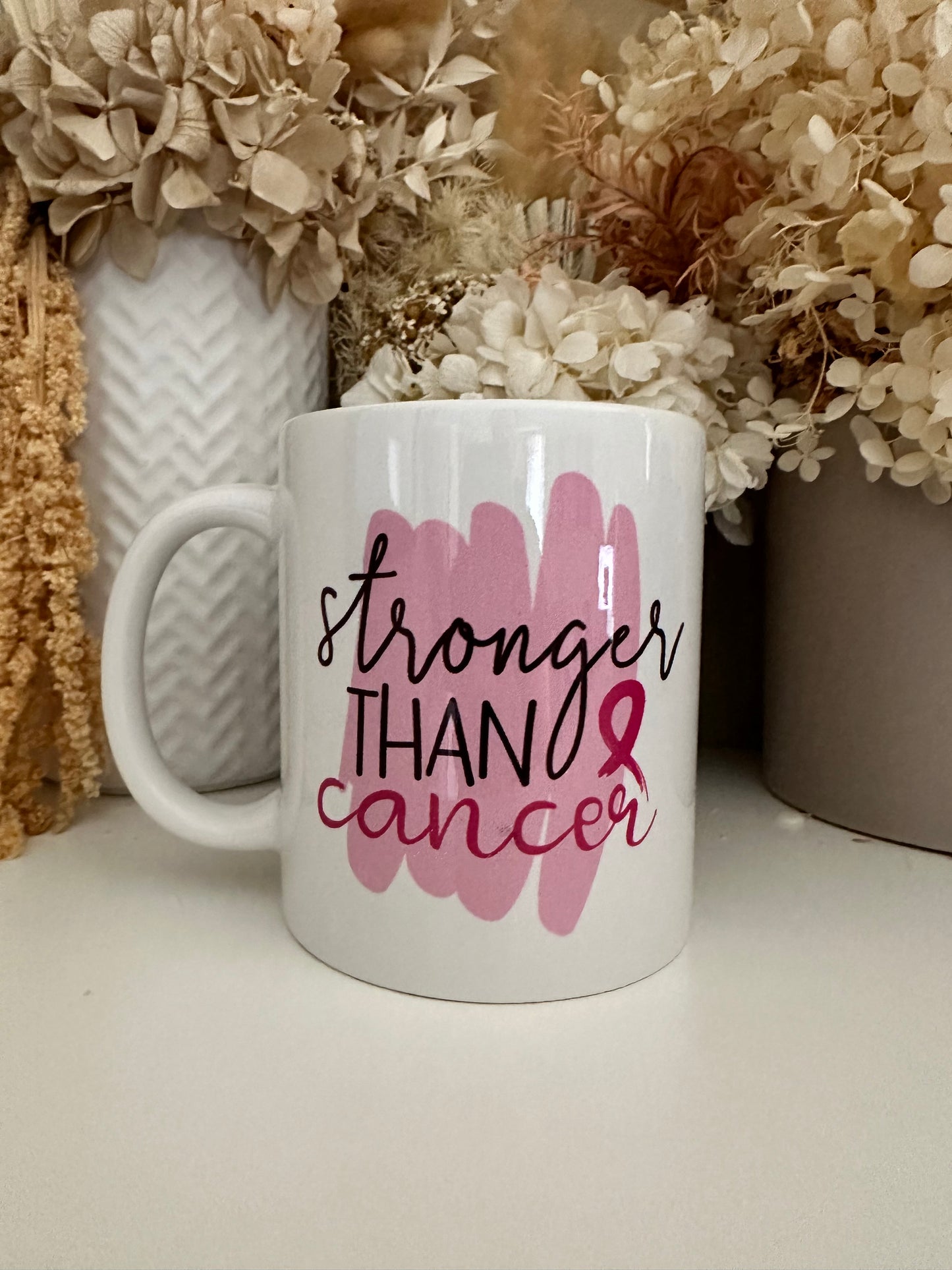 Stronger than Cancer Coffee Cup