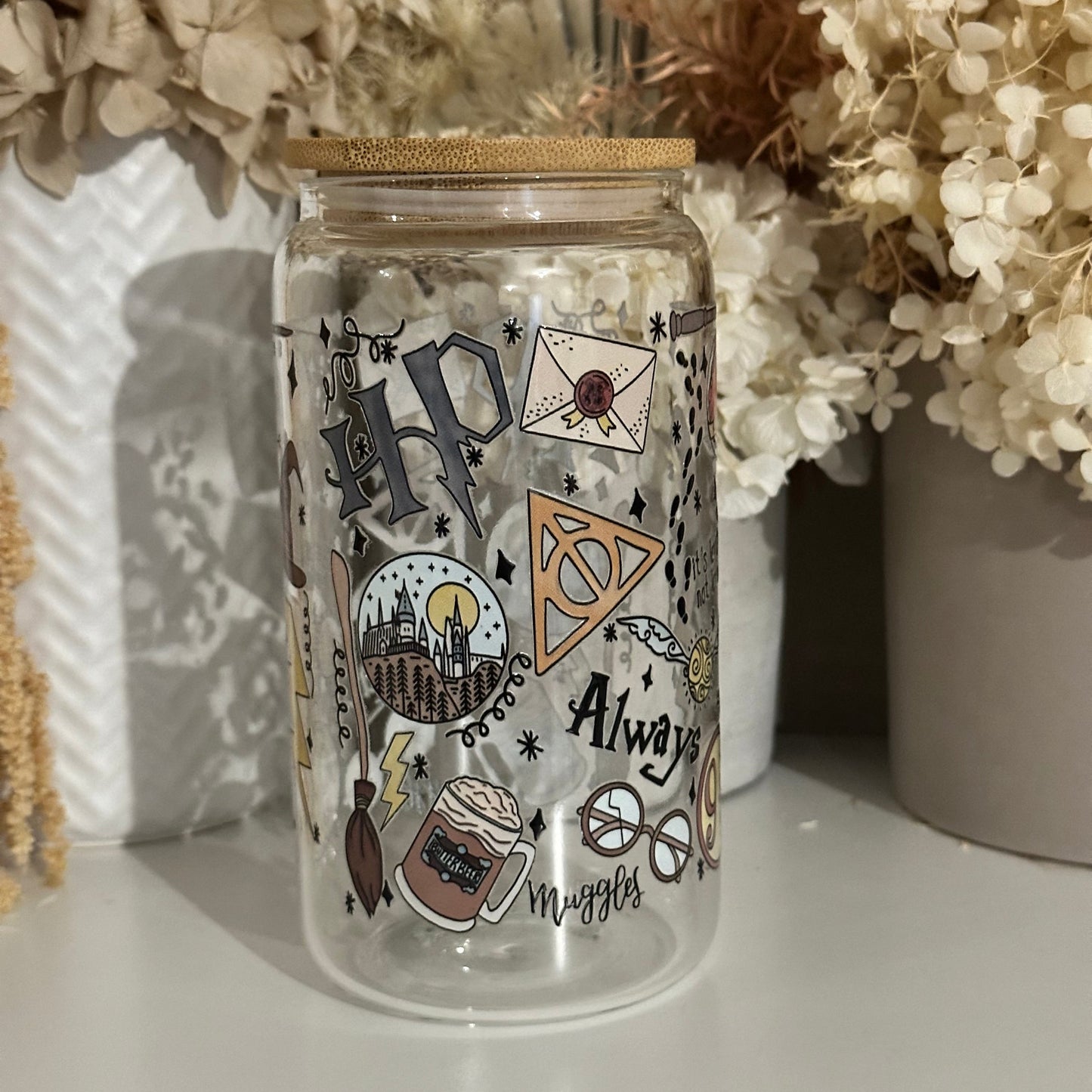 Harry Potter Wrap Glass Tumbler