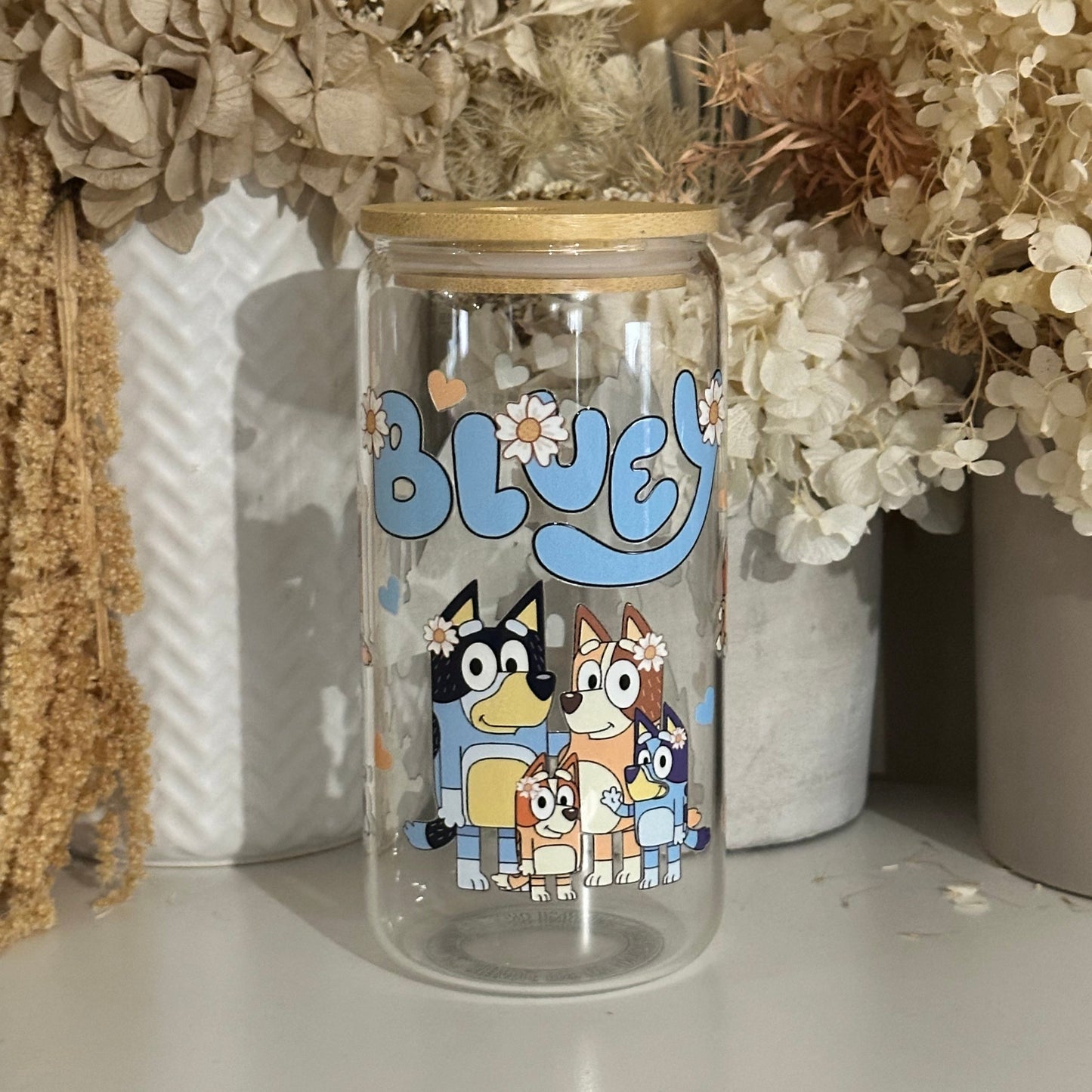 Bluey Standard Glass Tumbler