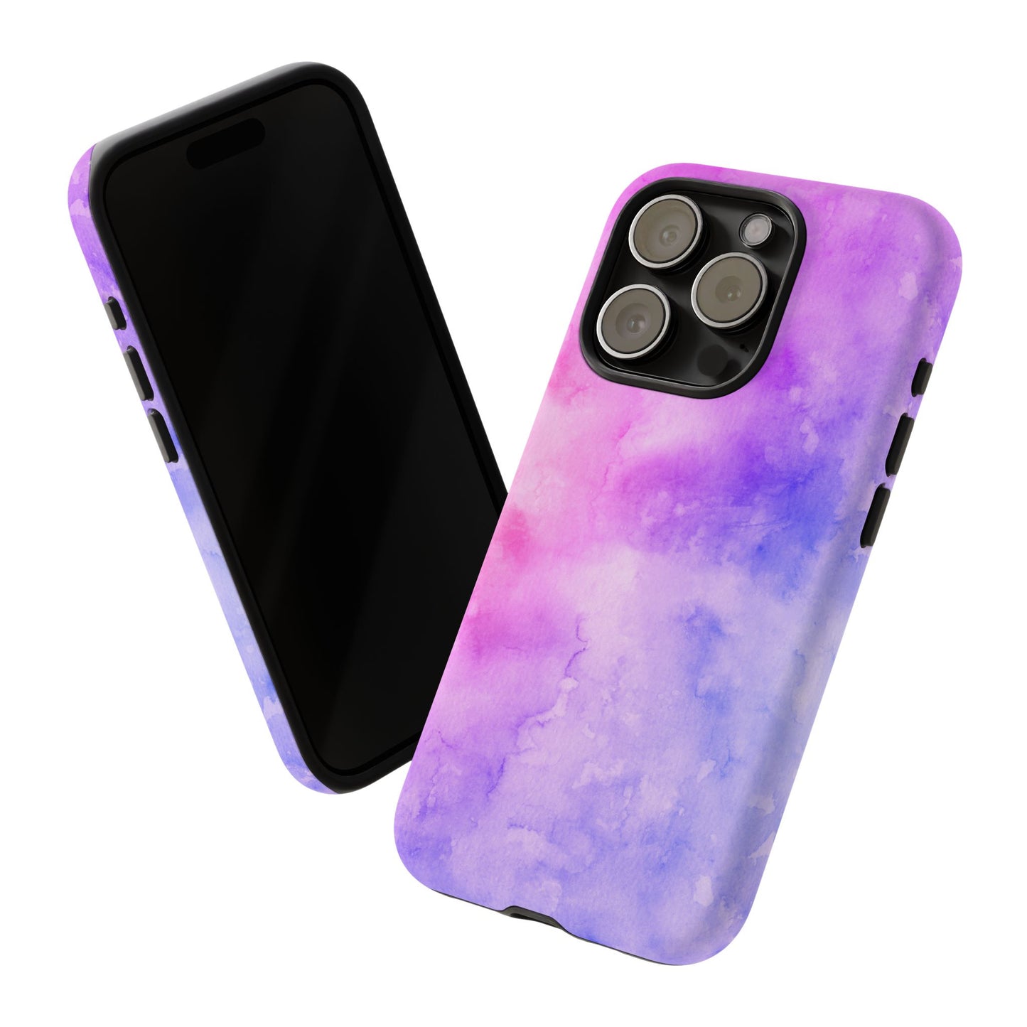 Purple & Blue Watercolour Phone Case