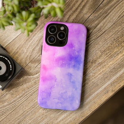 Purple & Blue Watercolour Phone Case