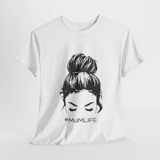 Messy Bun Mum Life T-Shirt