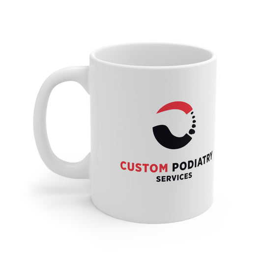 Custom Podiatry Services Branded Coffee Cup