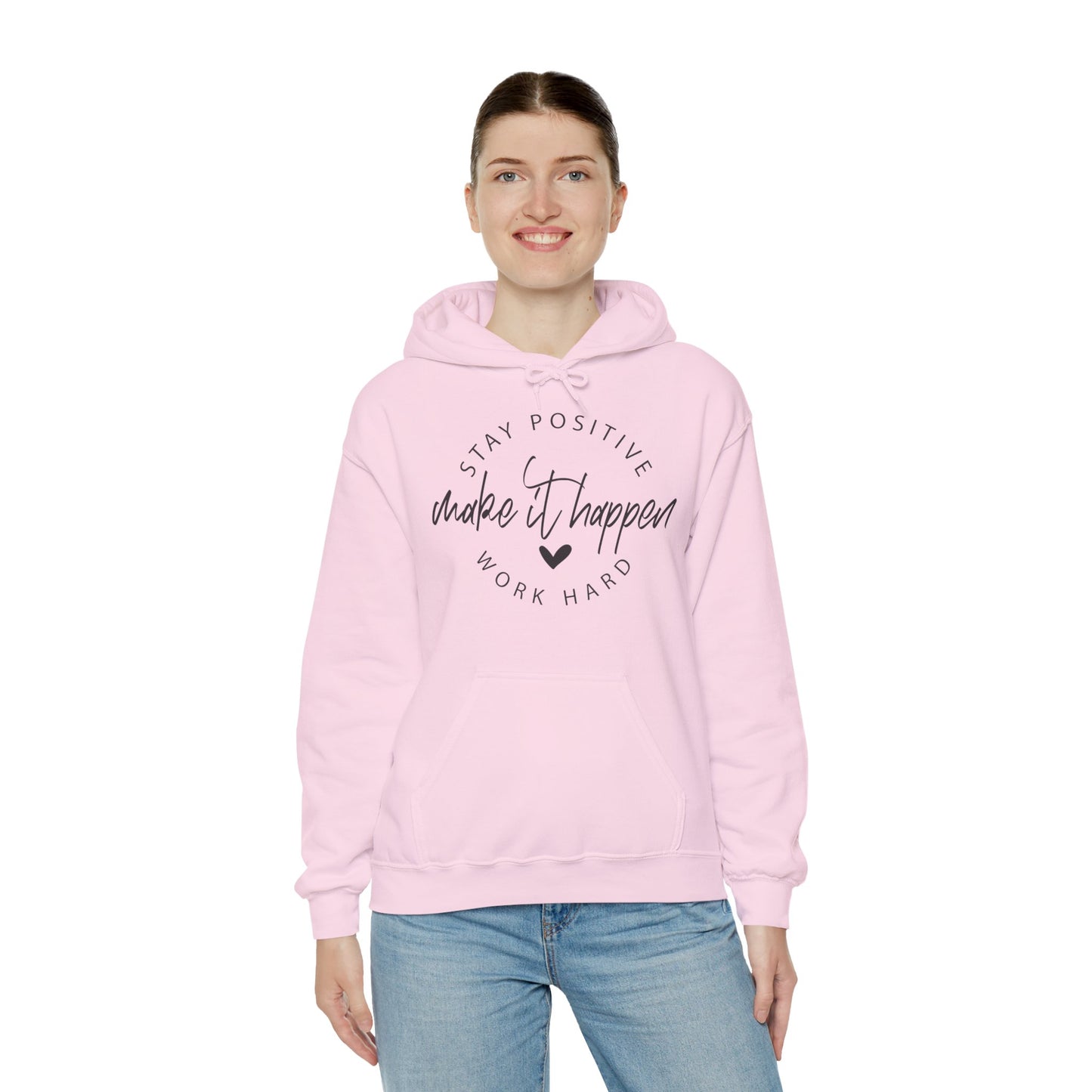 Stay Positive Motivational Hoodie
