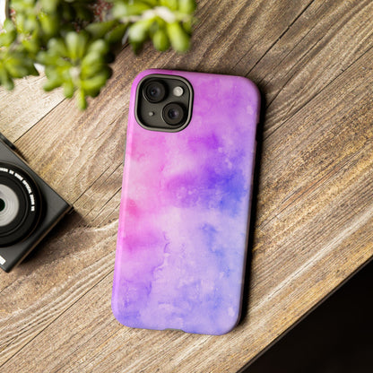 Purple & Blue Watercolour Phone Case