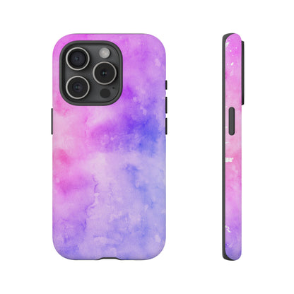 Purple & Blue Watercolour Phone Case