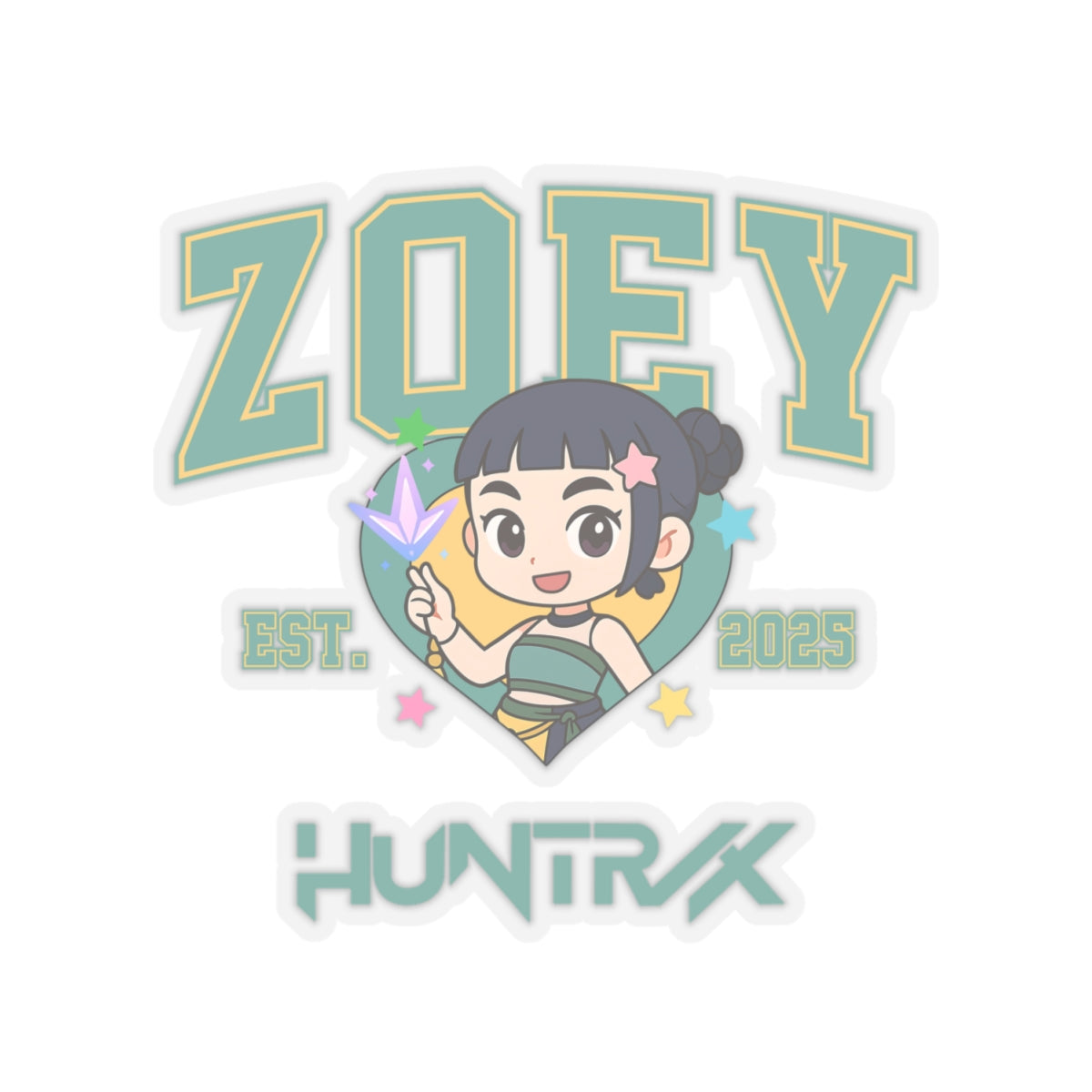 Zoey Kiss-Cut Sticker