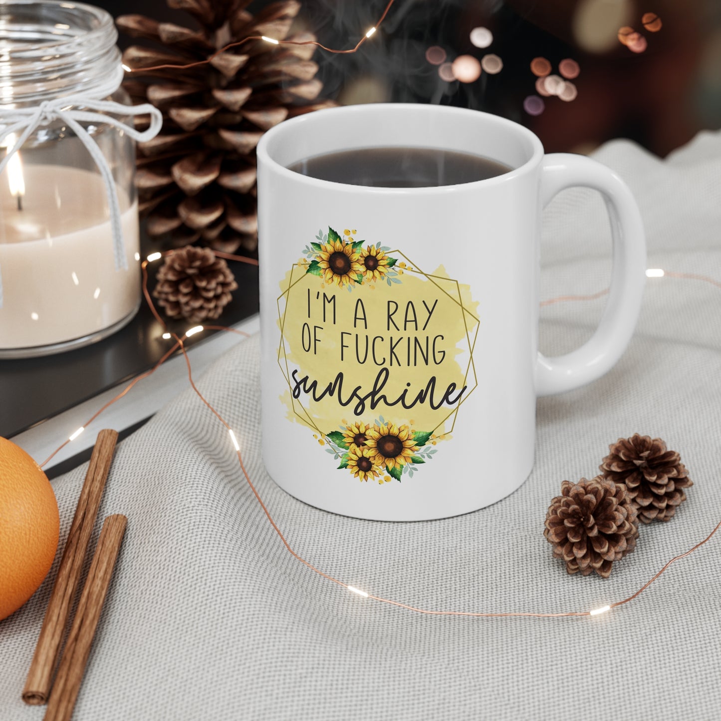 I'm a ray of f*cking sunshine Coffee Cup
