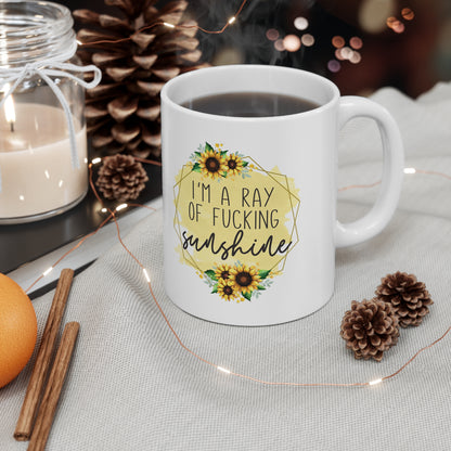 I'm a ray of f*cking sunshine Coffee Cup