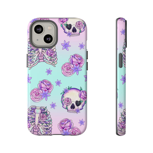 Colorful Skeleton & Skull Phone Case