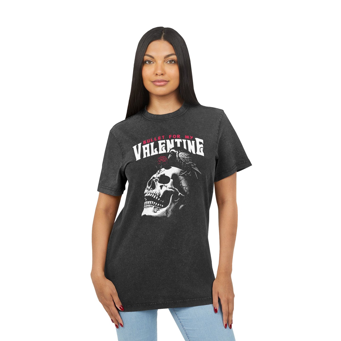 Rock T-Shirt Skull Design Uni-Sex