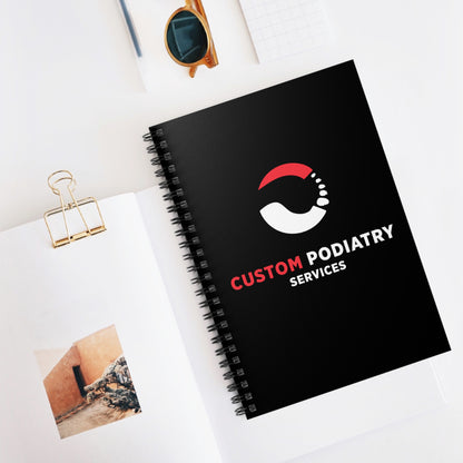 Custom Podiatry Services Branded Spiral Notebook