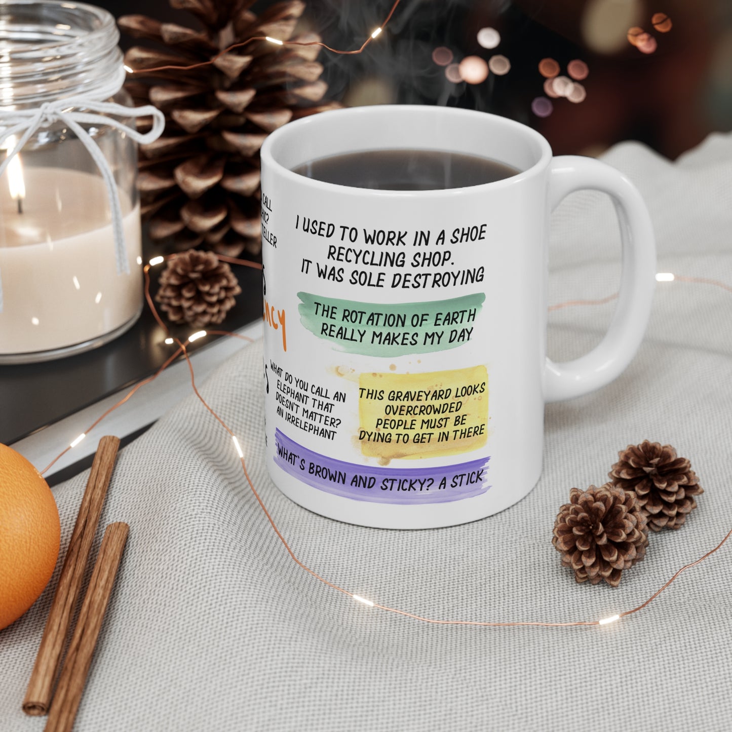 Dad Emergency Jokes Coffee Cup
