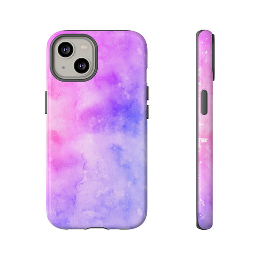 Purple & Blue Watercolour Phone Case