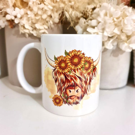 Highland Cow Coffee Cup